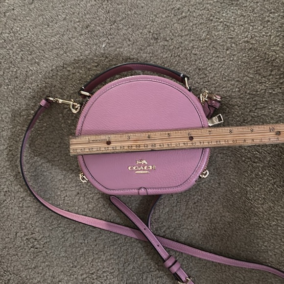 Coach Light Pink Round Crossbody Bag - Picture 8 of 10